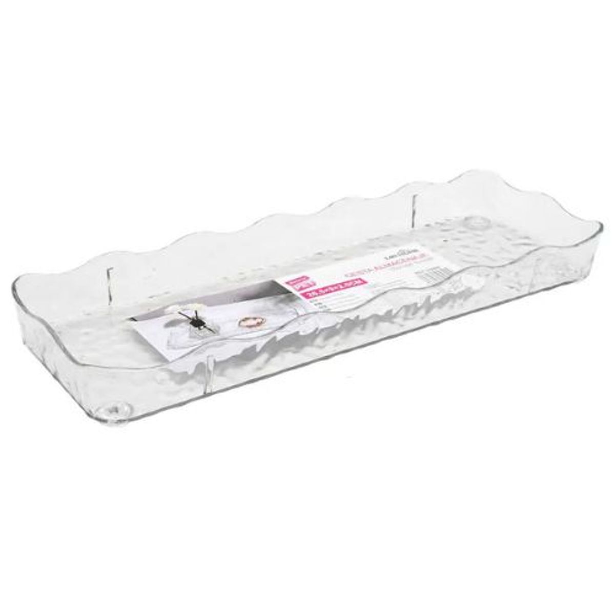 GENERICO - ORGANIZADOR CAJA ACRILICO MULTIUSOS 32CM