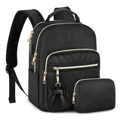GENERICO - Mochila De Mujer, Mochilas Dama, Mochila Escolar Negra, Mochila De Moda, Impermeable BELUG