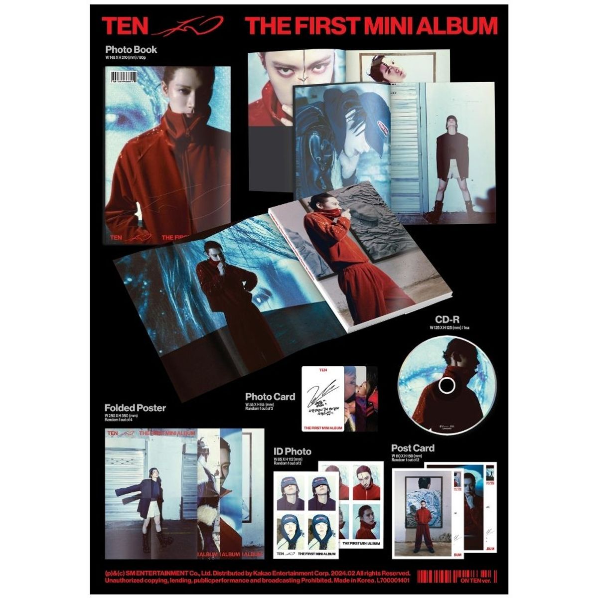 GENERICO - TEN The 1st Mini Album TEN ON TEN Ver.