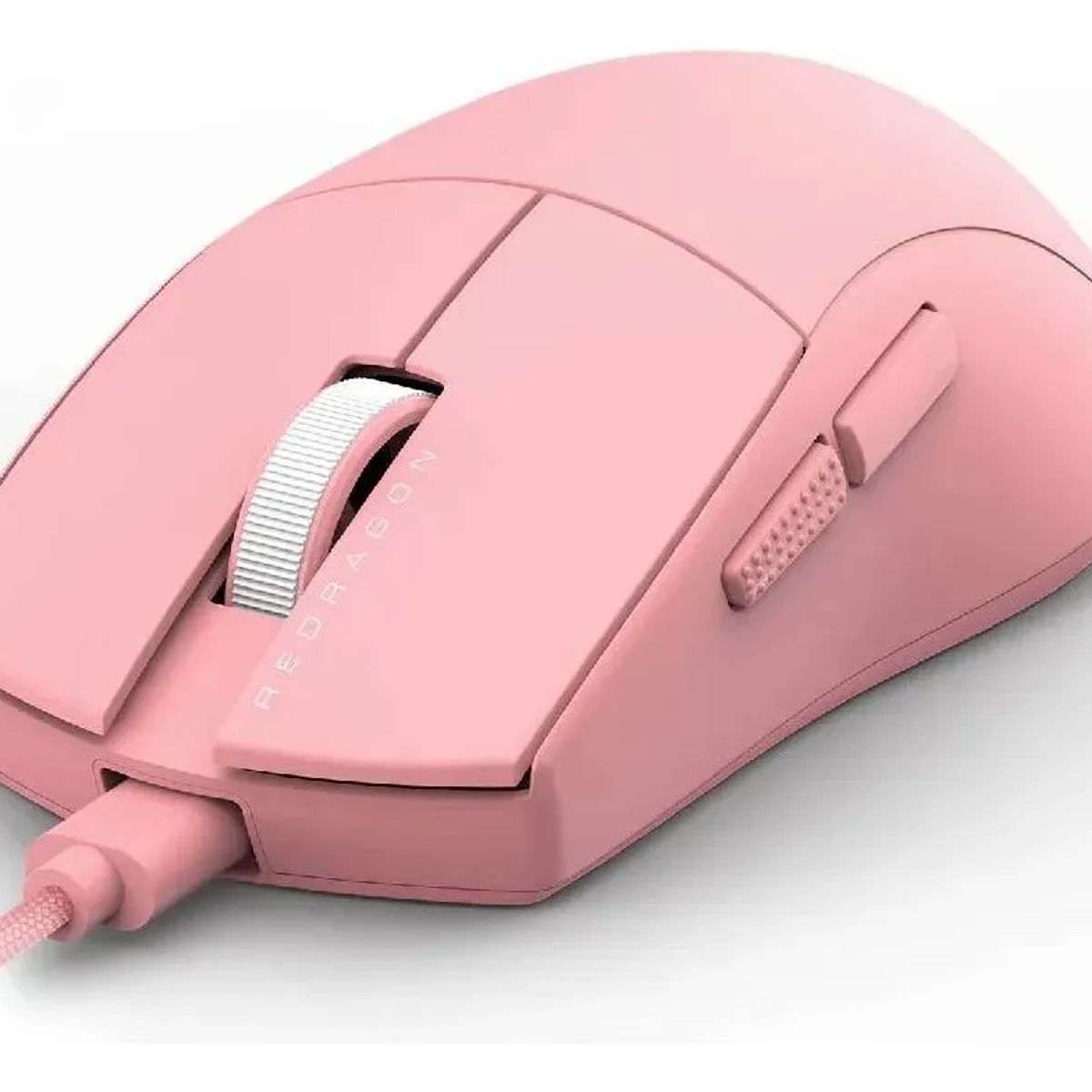 GENERICO - Mouse Gamer Redragon K1ng Rgb Rosa M724p-1k Alámbrico 12,400 Dpi Ultraligero, Polling 1000hz