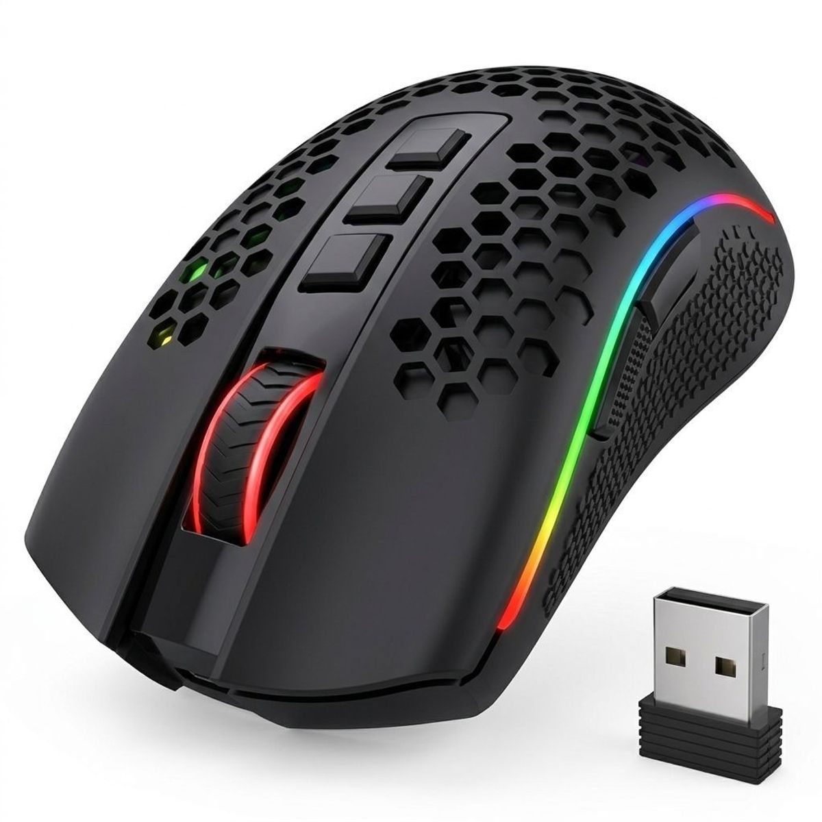 GENERICO - Mouse Gamer Wireless Redragon Storm Pro Black M808