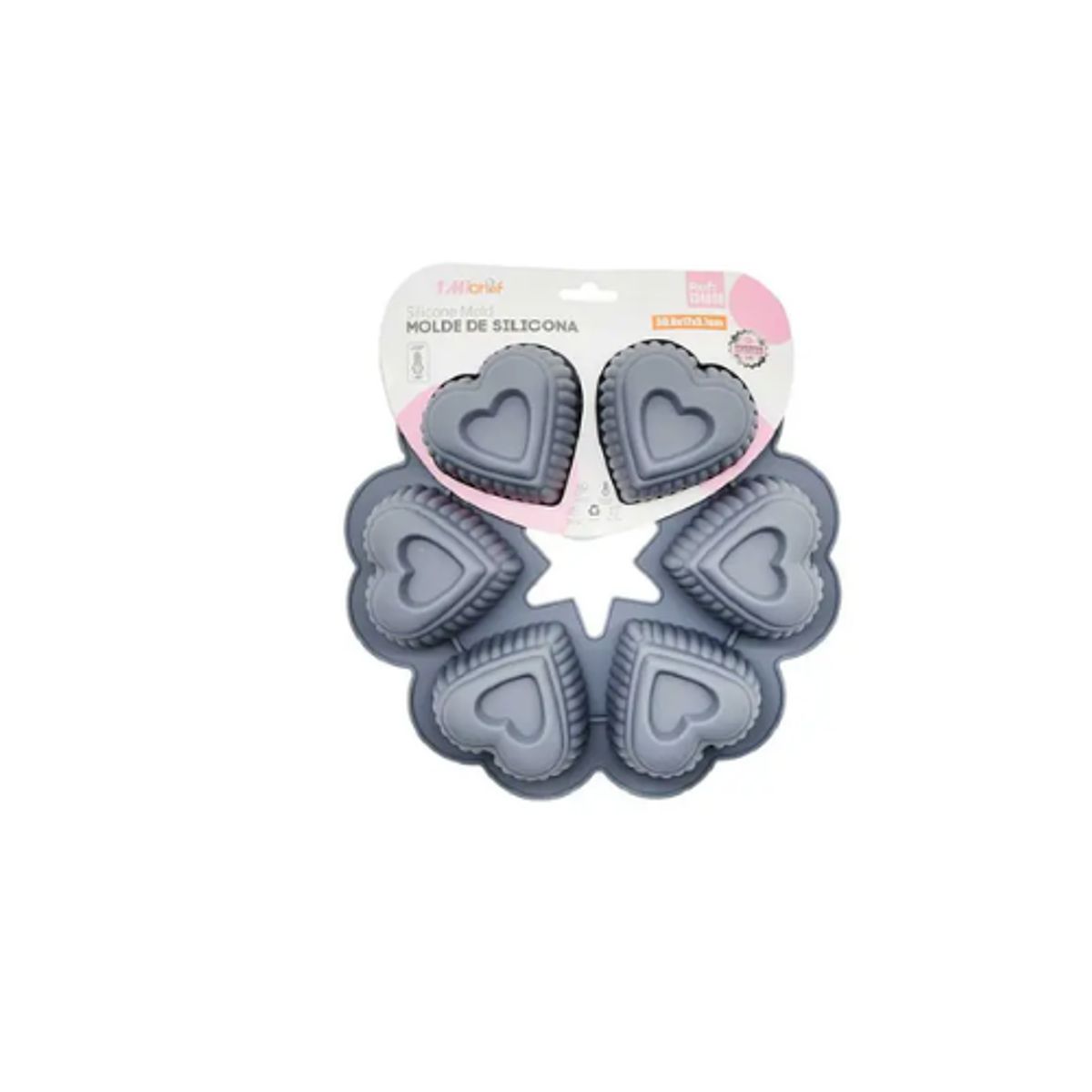 GENERICO - Molde De Silicona 30.8CM Color Gris