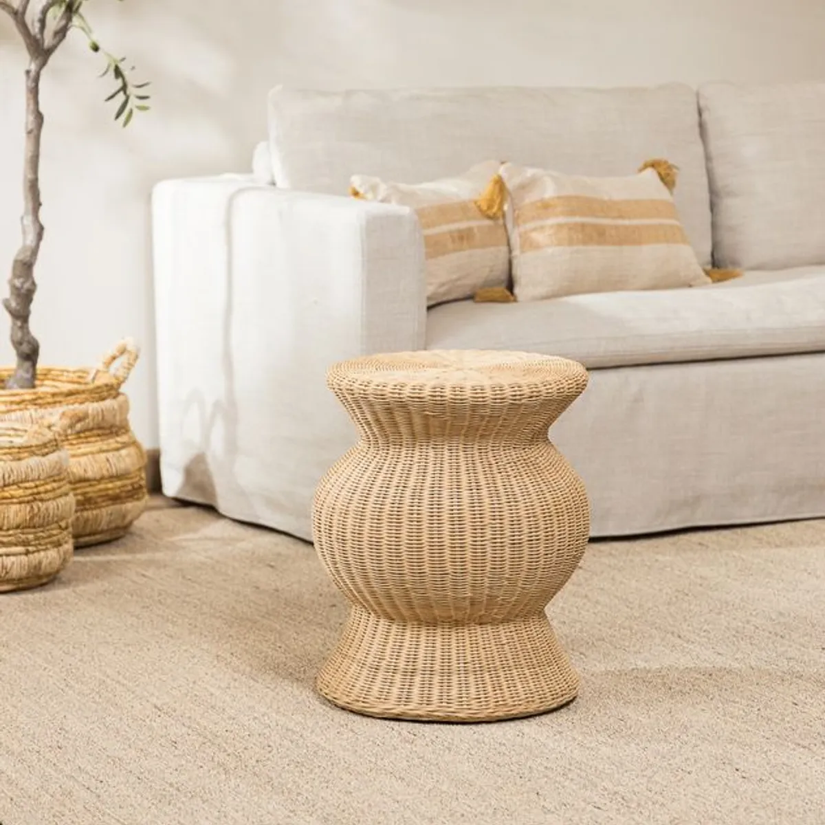 AMOBLE - Piso Gendang Amoble Ratán Natural Beige