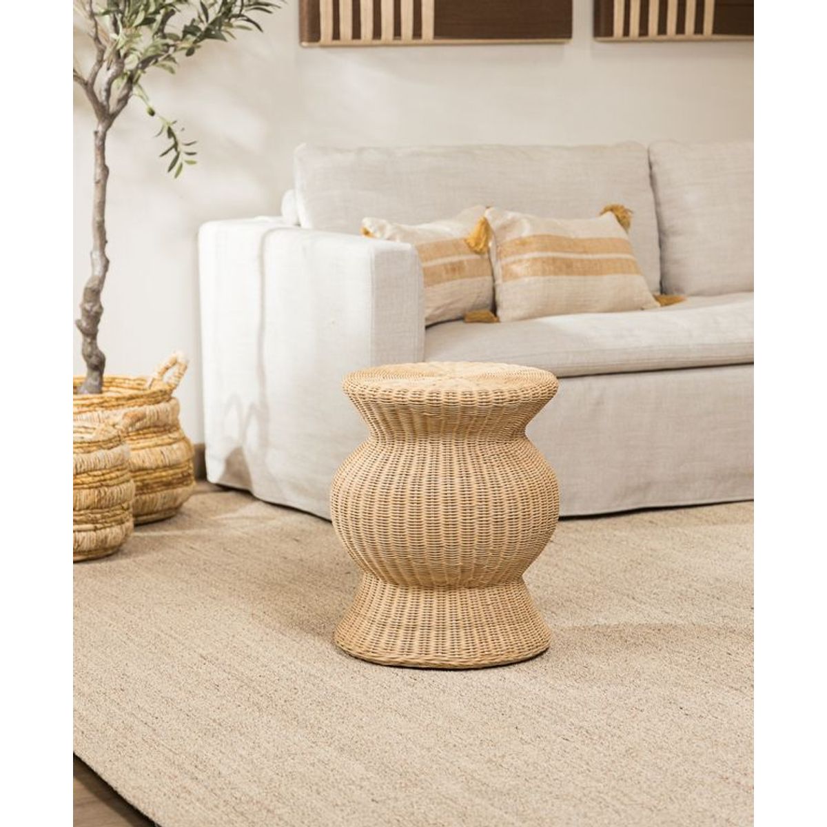 AMOBLE - Piso Gendang Amoble Ratán Natural Beige