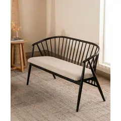 AMOBLE - Banqueta Leire Negra