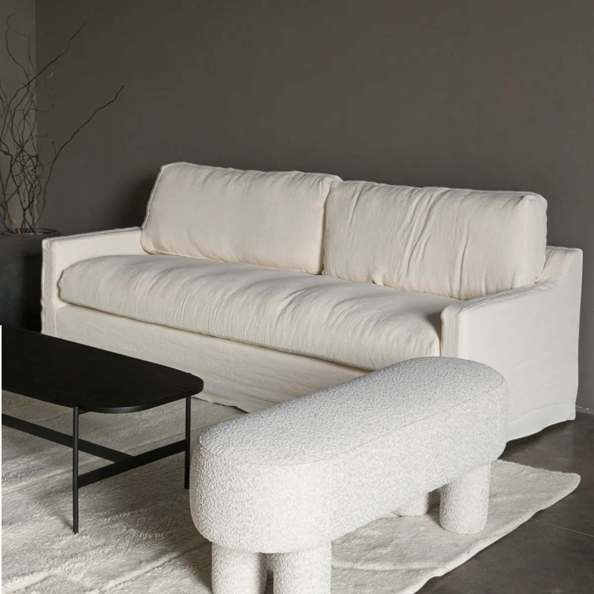 AMOBLE - Banqueta Mobi Amoble Gris