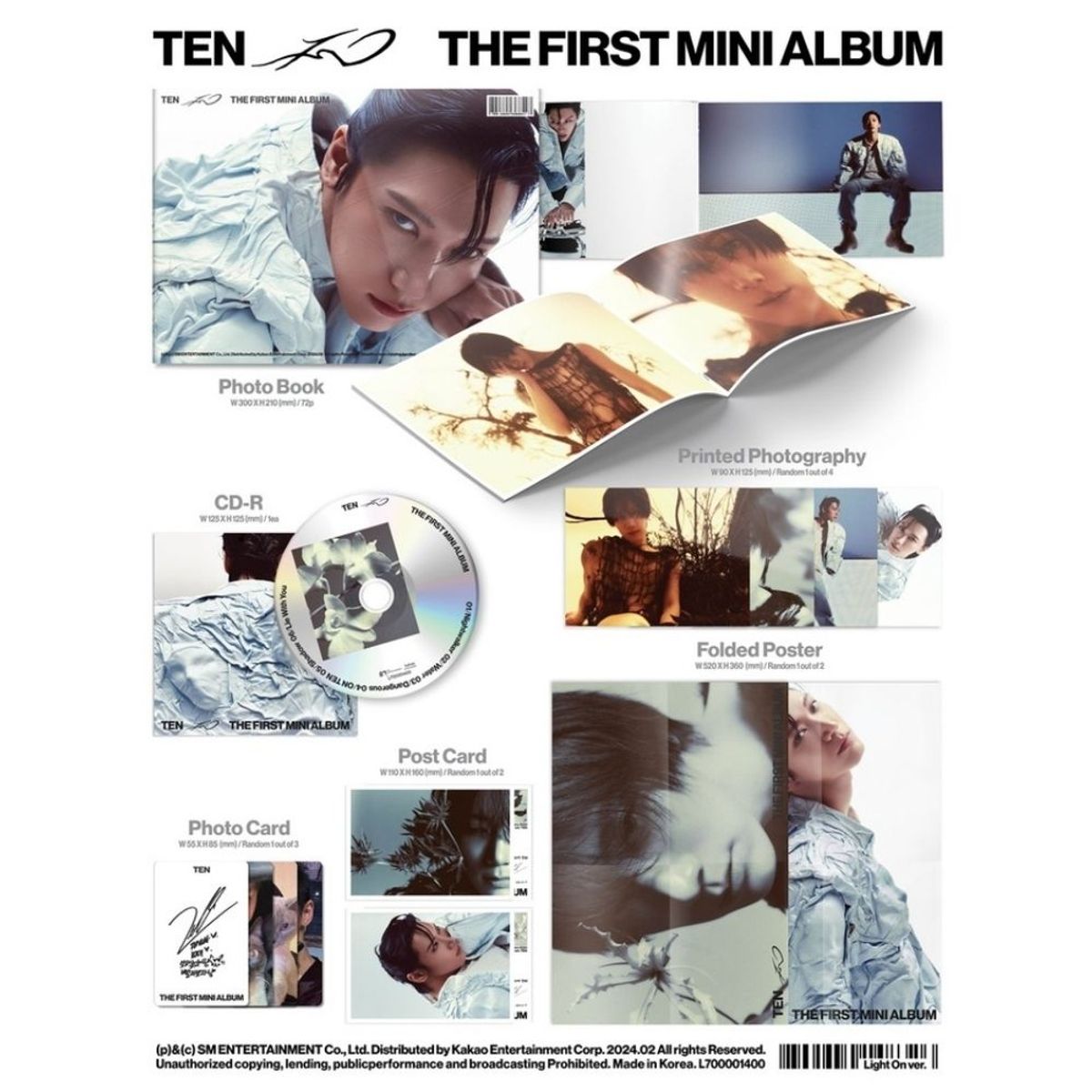 GENERICO - The 1st Mini Album 'TEN' (Light On Ver.)