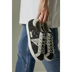 BRICK LONDON - ZAPATILLA SHINNY BLACK BW