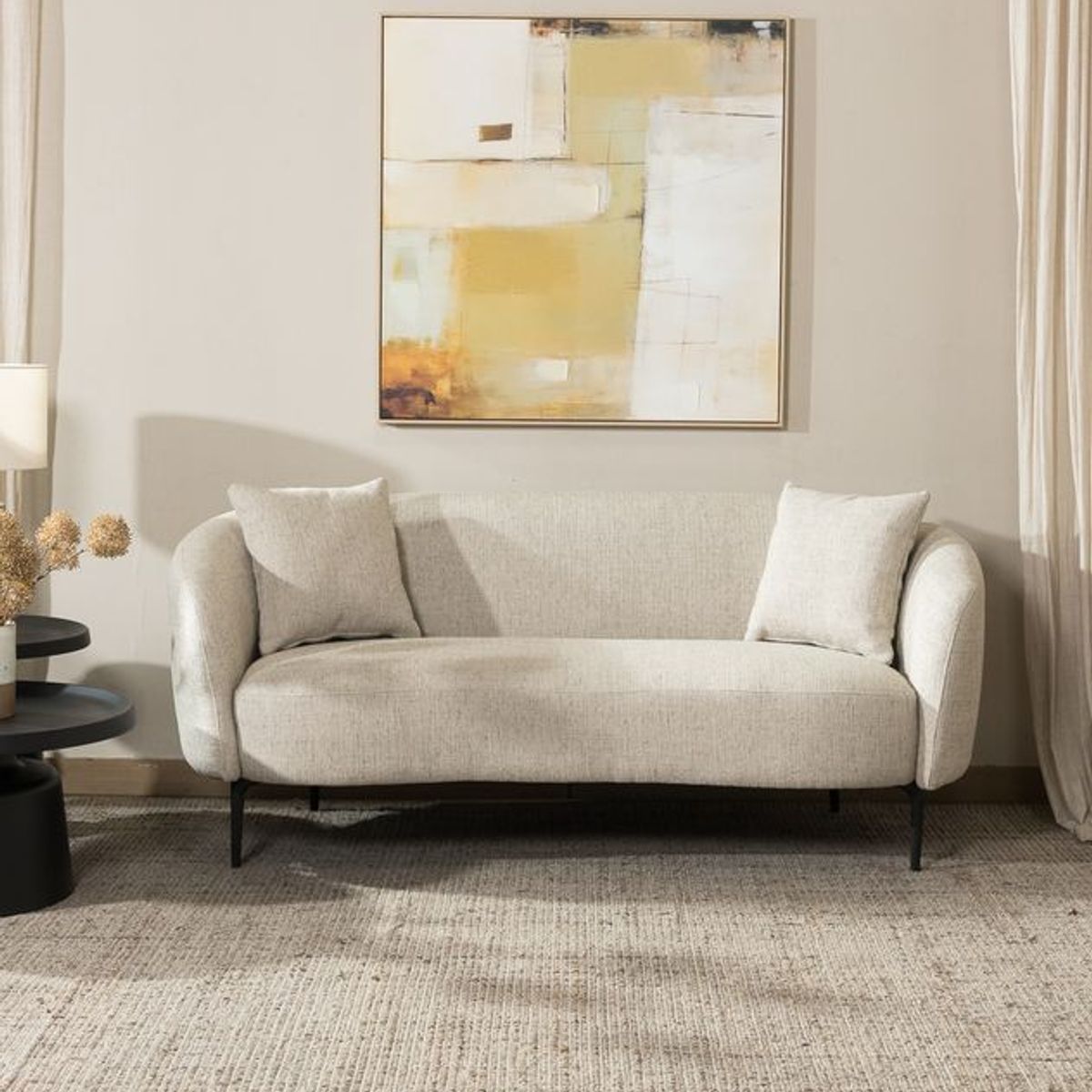 AMOBLE - Sofa Meira Beige Amoble