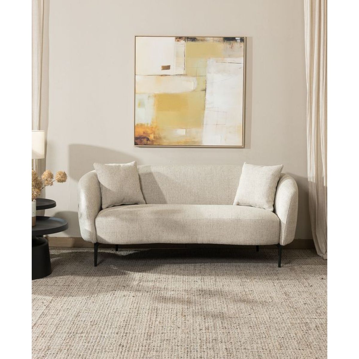 AMOBLE - Sofa Meira Beige Amoble