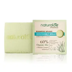NATURALOE - Shampoo Sólido Hidratación y Brillo 83gr