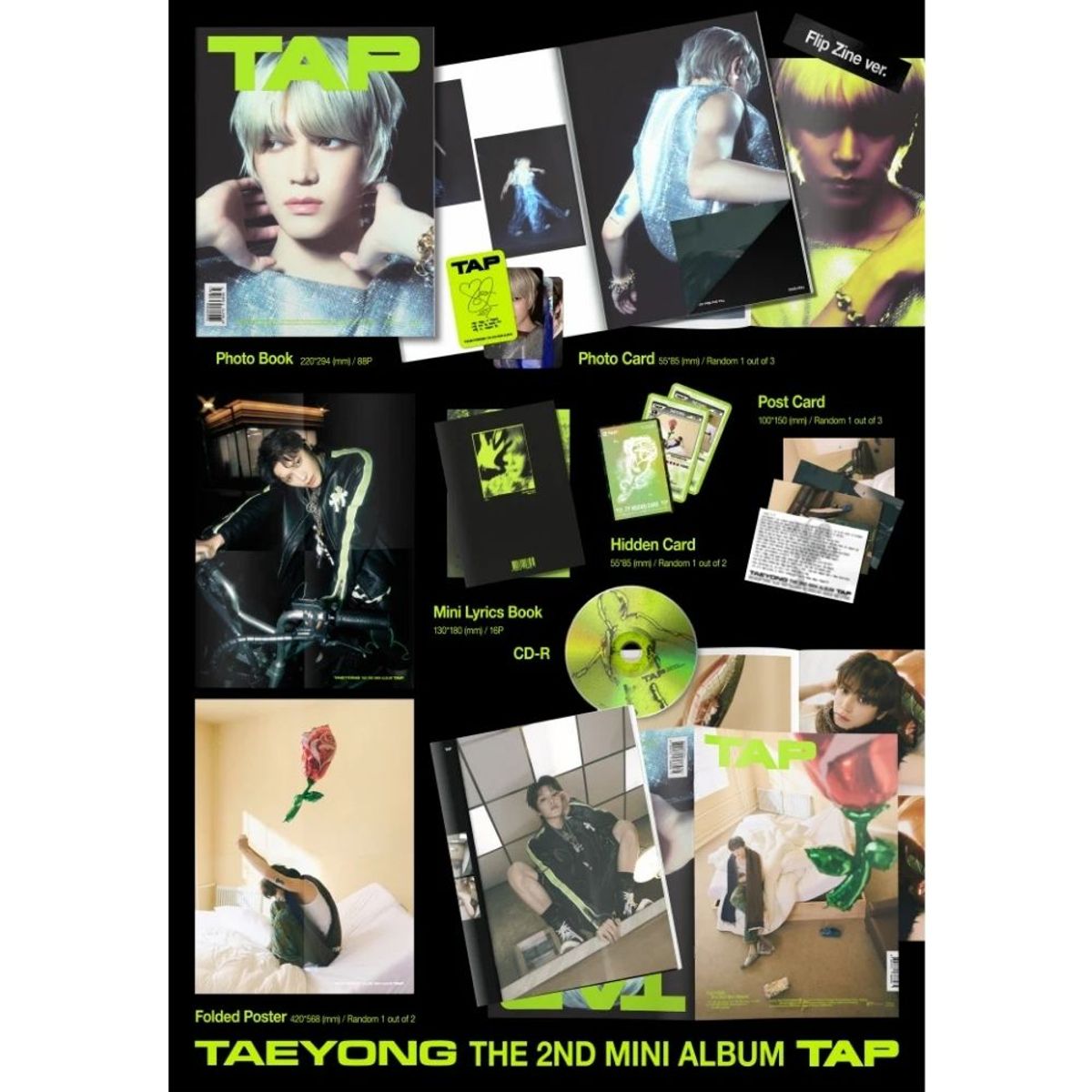GENERICO - TAEYONG The 2nd Mini Album TAP Flip Zine Ver.