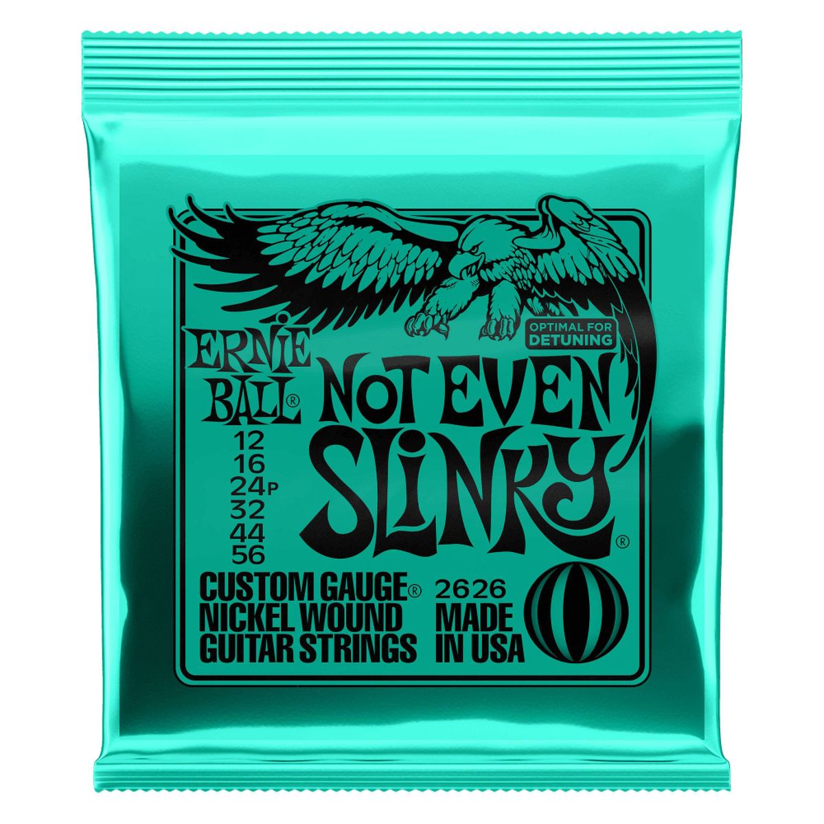 ERNIE BALL - Set de Cuerdas Guitarra Eléctrica 12-56 Ernie Ball 2626 NOT EVEN SLINKY