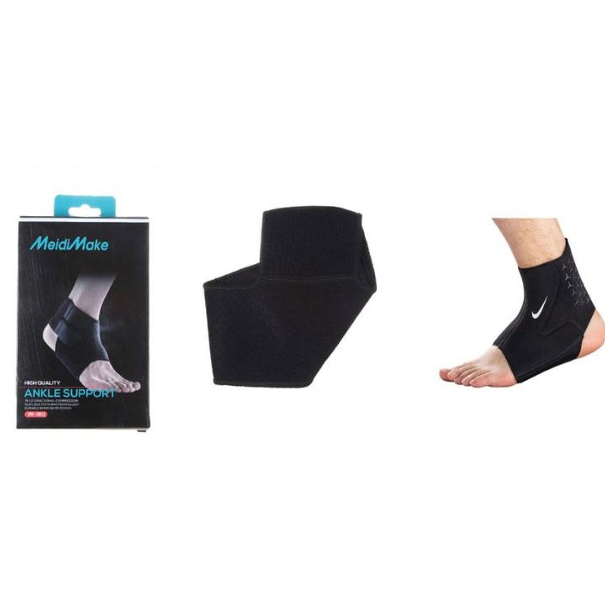 GENERICO - Tobillera Deportiva Ajustable De Neopreno 27x15cm