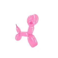 GENERICO - Globos largos para decorar tus celebraciones 40pcs rosa