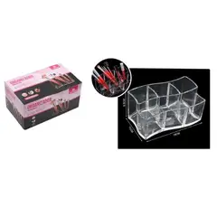 GENERICO - ORGANIZADOR ACRILICO PARA MAQUILLAJE 19CM