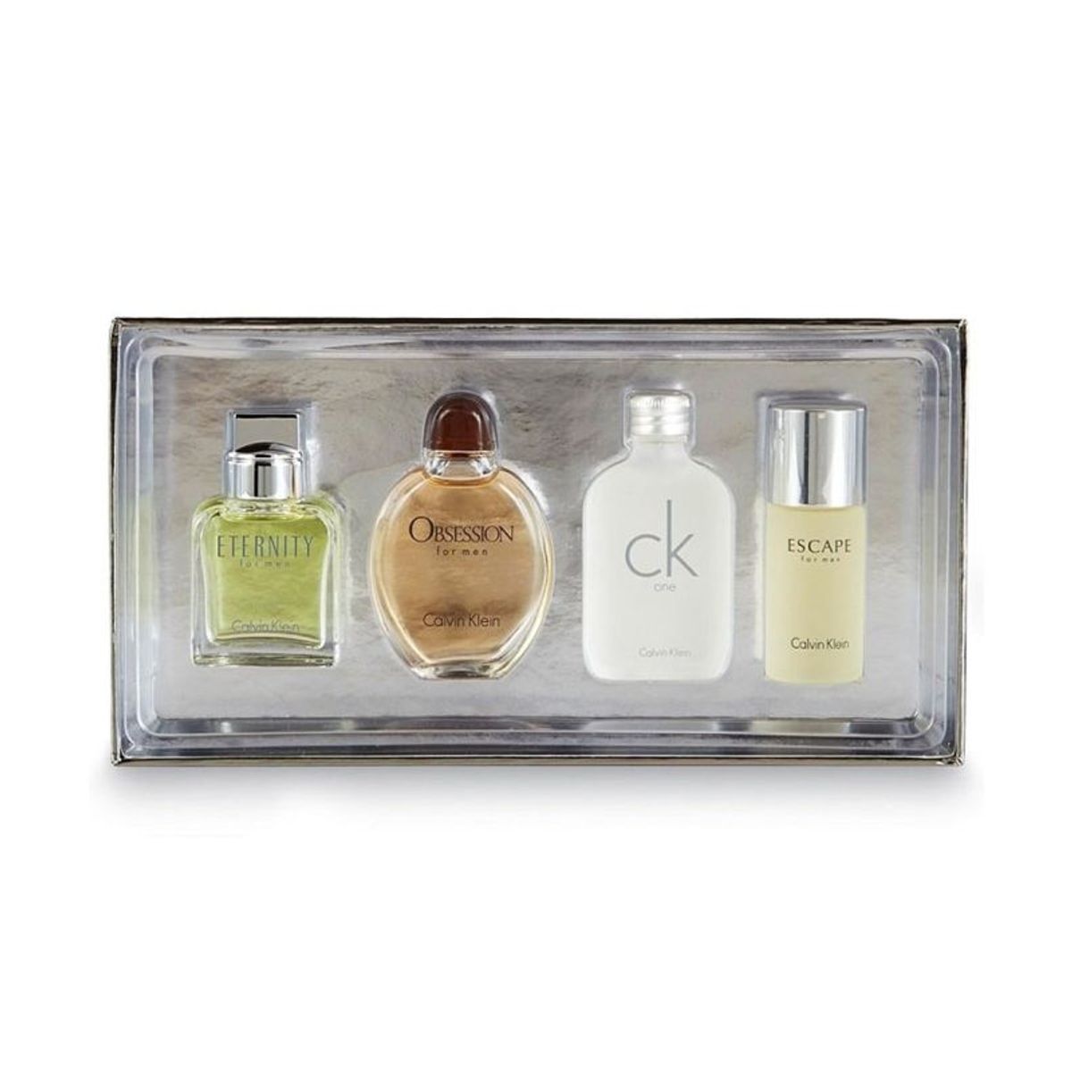 CALVIN KLEIN - Mini Gift Set Hombre Eternity + Obsession + CK One + Escape - 4x15ml Calvin Klein