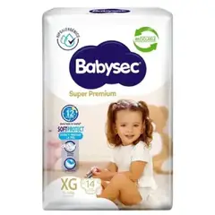 BABYSEC - Pañales Super Premium XG 14 Uds