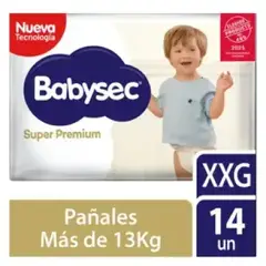 BABYSEC - Pañales Super Premium XXG 14 Uds