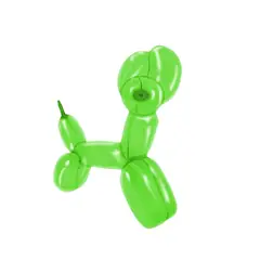 GENERICO - Globos largos para decorar tus celebraciones 40pcs VERDE