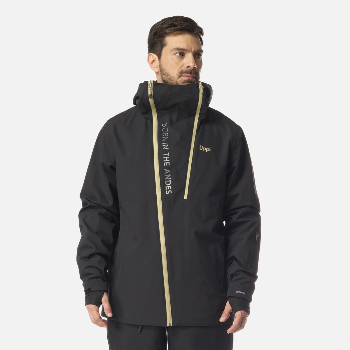 LIPPI - Chaqueta Hombre SkiVenture B-Dry Hoody Jacket Negro Lippi