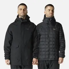 LIPPI - Chaqueta Hombre Hicken Fusion-3 B-Dry Hoody Jacket Negro
