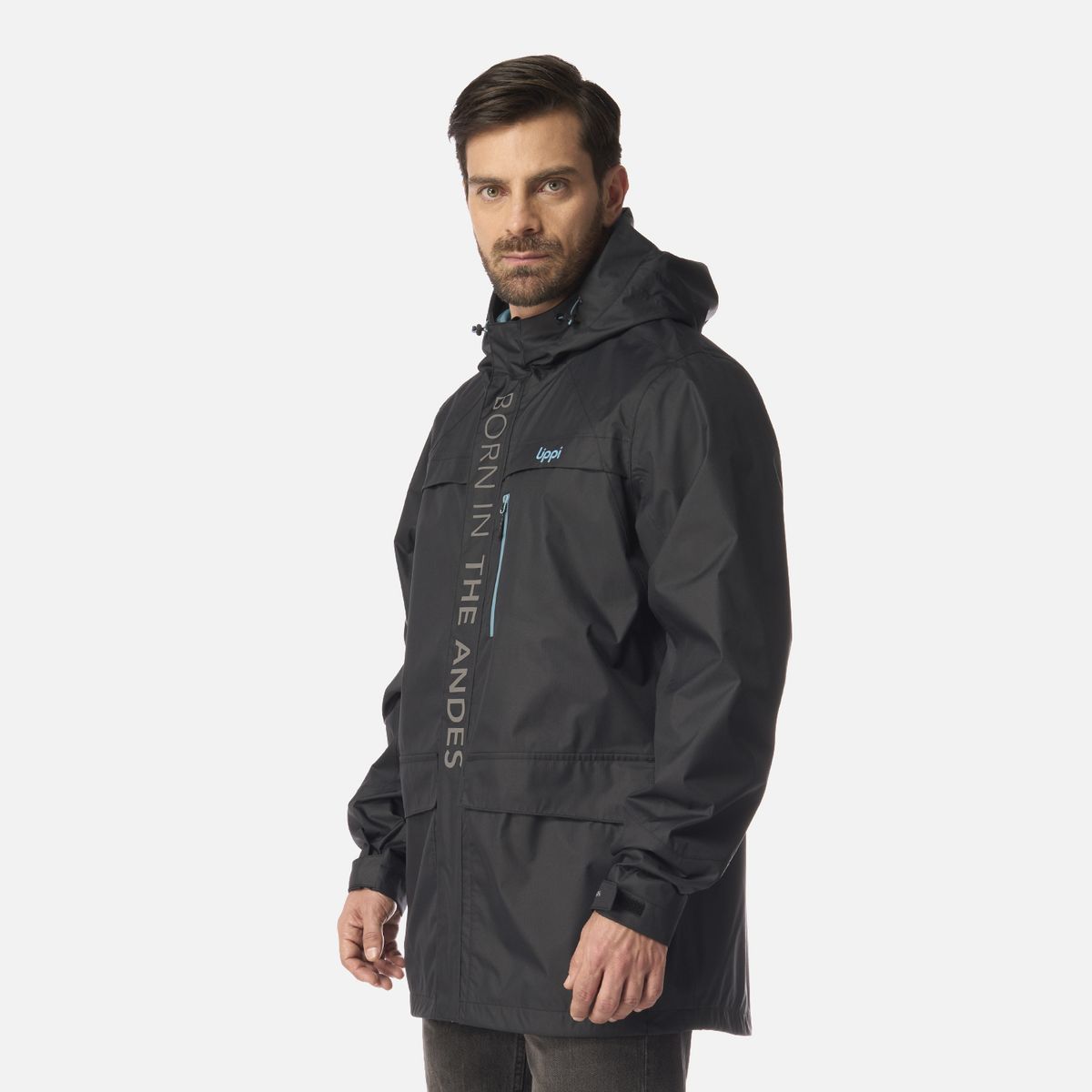 LIPPI - Chaqueta Hombre Streetwise B-Dry Hoody Jacket Negro Lippi