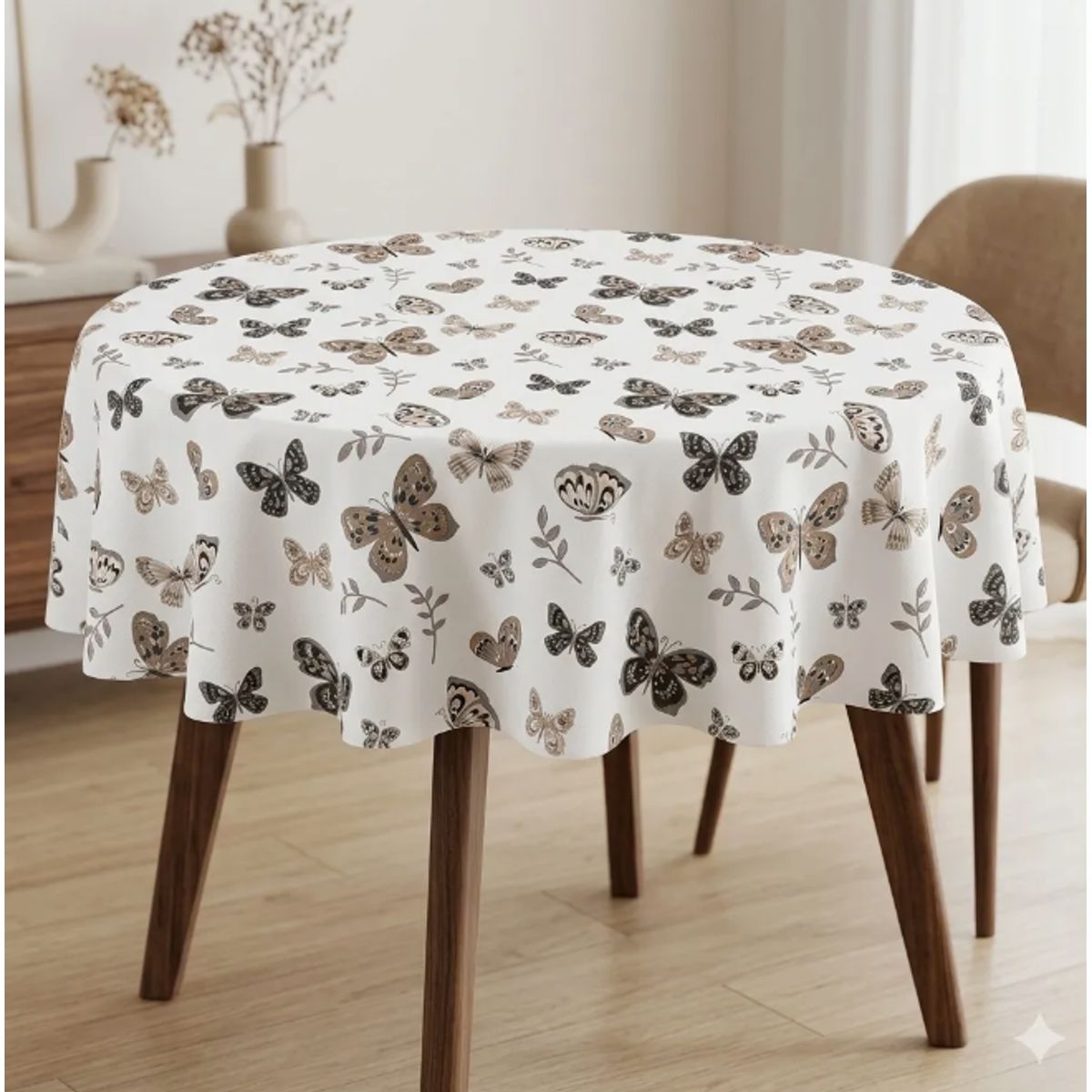 GENERICO - Mantel Redondo Impermeable Para Mesa De 150cm