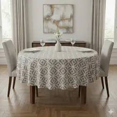 GENERICO - Mantel Redondo Impermeable Para Mesa De 150cm