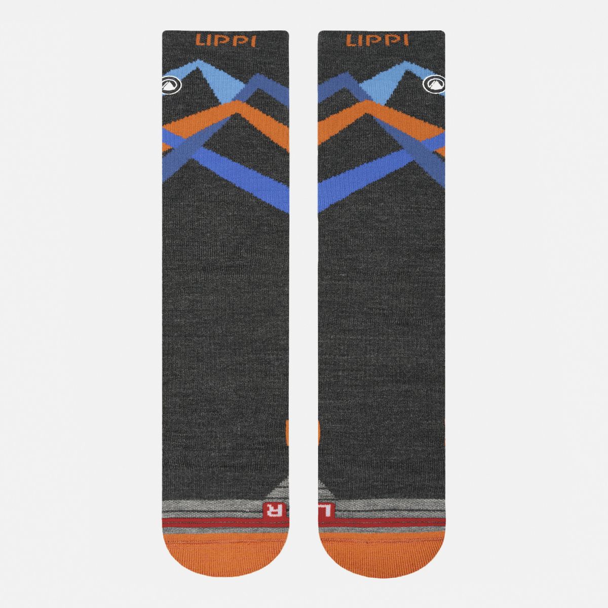 LIPPI - Calcetín Hombre All Mountain Ski Socks Gris Melange Lippi