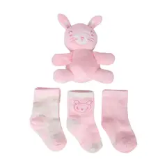 PILLIN - Peluche Recién Nacido Rosado Niña PRB340-25ROS
