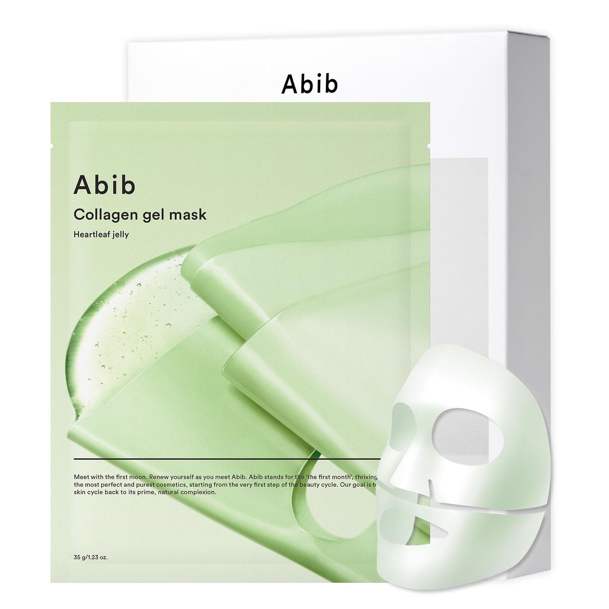 ABIB - Mascarilla Gel Collagen Heartleaf - 10 unidades Abib