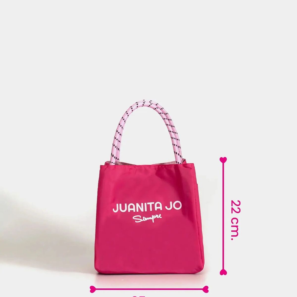 JUANITA JO - Cartera Bolso Tote Bag Ipanema Fucsia