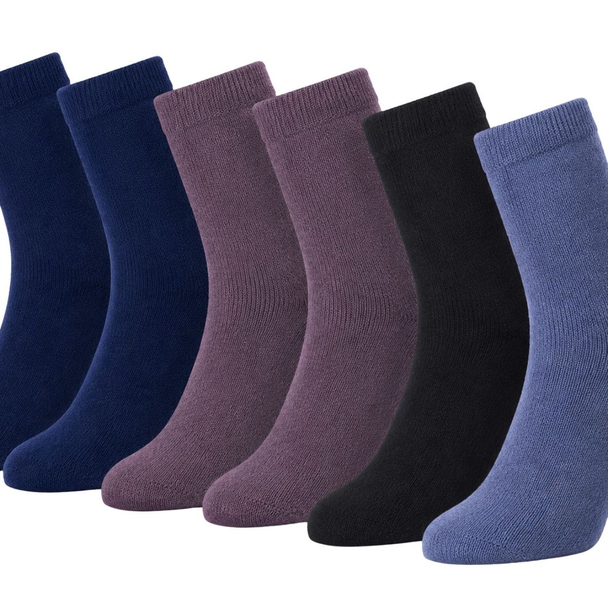 LIKE SHOP - Pack 6 Pares Calcetas De Lana, Térmicas Invierno Premium Hombre 1923