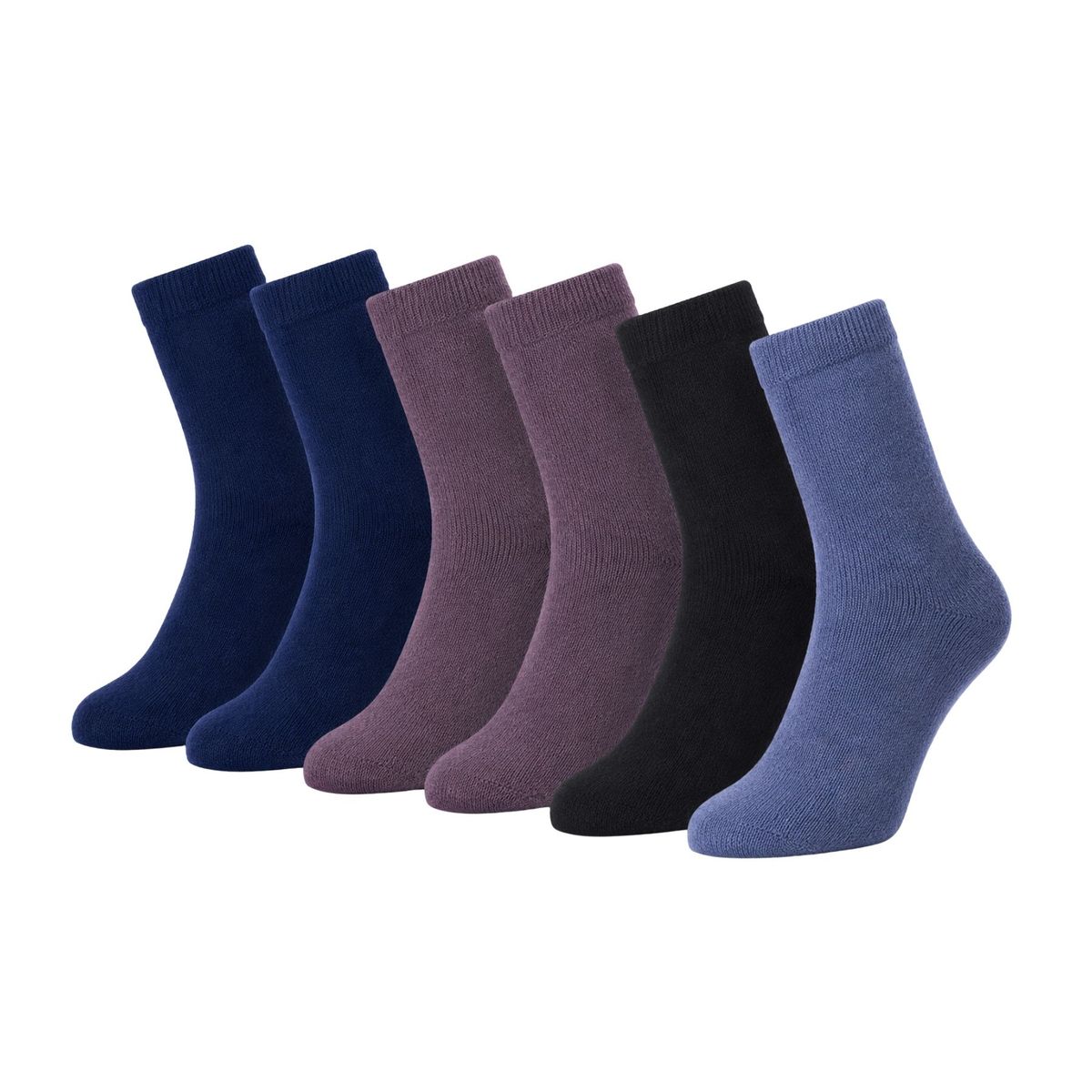 LIKE SHOP - Pack 6 Pares Calcetas De Lana, Térmicas Invierno Premium Hombre 1923