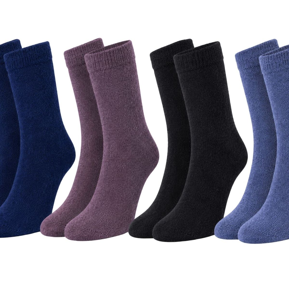 LIKE SHOP - Pack 6 Pares Calcetas De Lana, Térmicas Invierno Premium Hombre 1923
