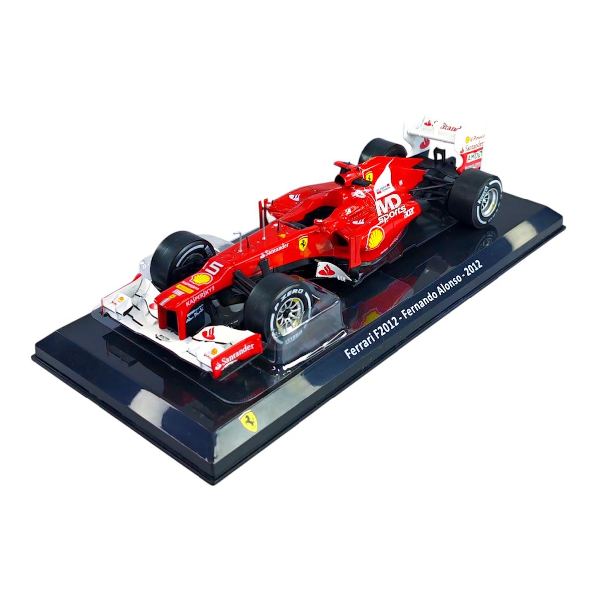 FORMULA 1 - Auto F1 Ferrari F2012 2012 #5 Fernando Alonso Caja Acrilica Premium Collect 1:24