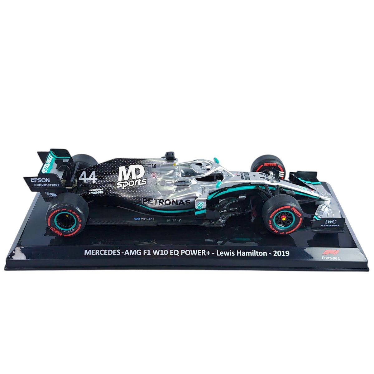 FORMULA 1 - Auto F1 Mercedes W10 2019 #44 Lewis Hamilton Caja Normal Premium Collect 1:24