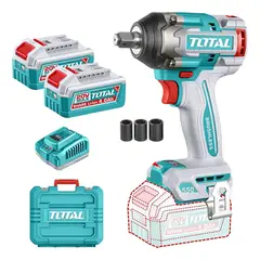 TOTAL TOOLS - Taladro Pistola Llave Impacto 20v Bat+ Carg Total Tiwli2055