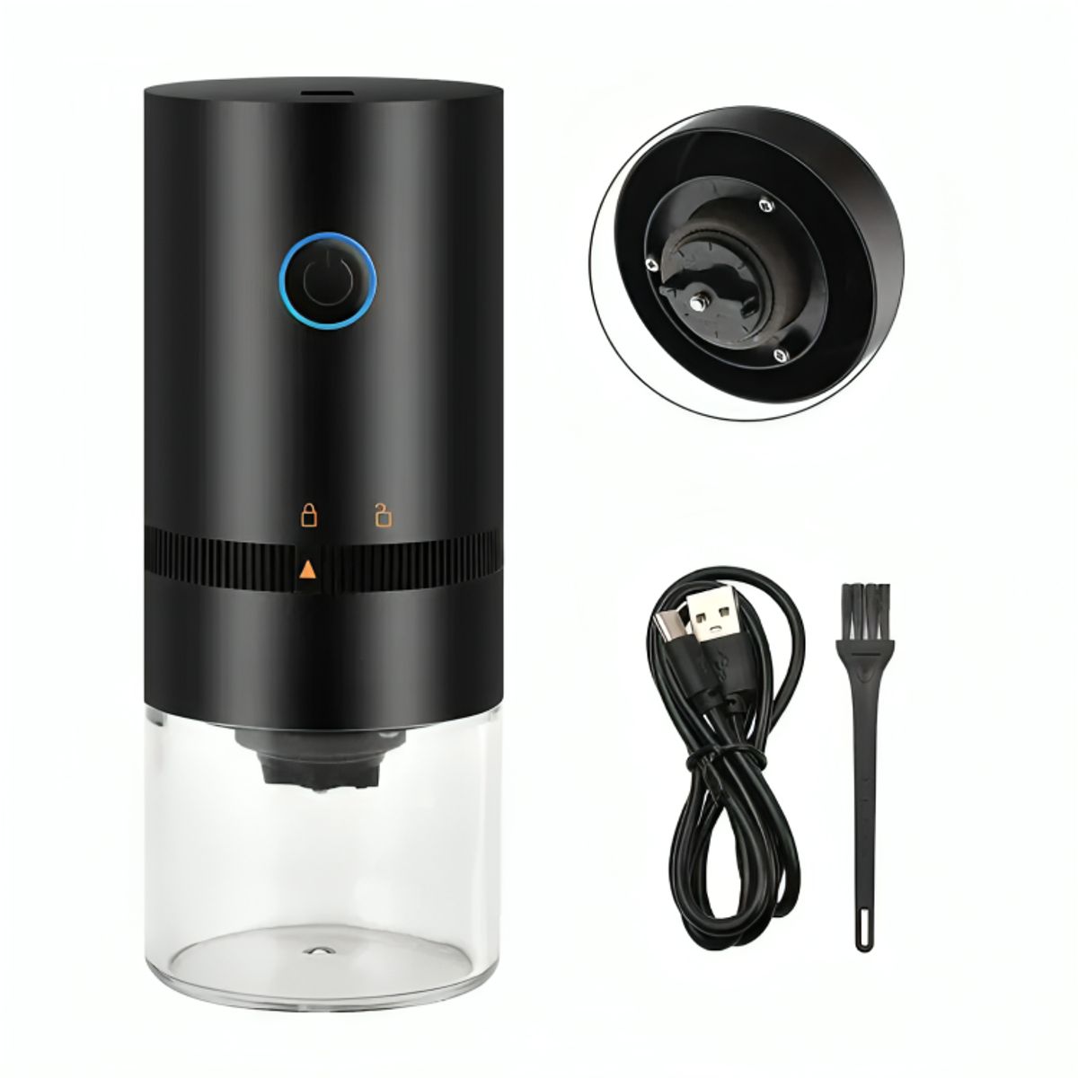 GENERICO - Moledor De Granos Molinillo Electrico Cafe Inalambrico Usb