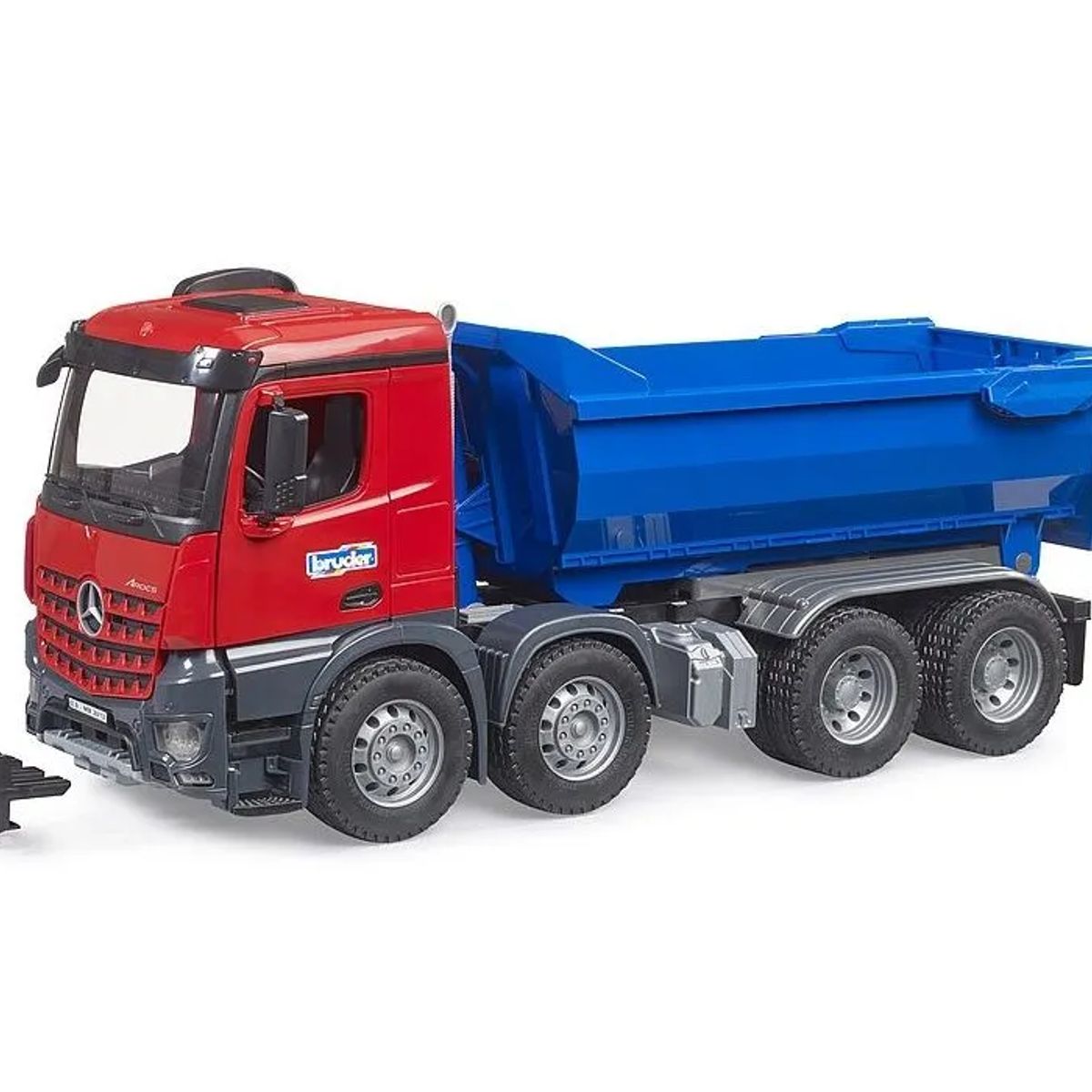 BRUDER - CAMION MERCEDES-BENZ AROCS 8x4 CON TOLVA 1.16