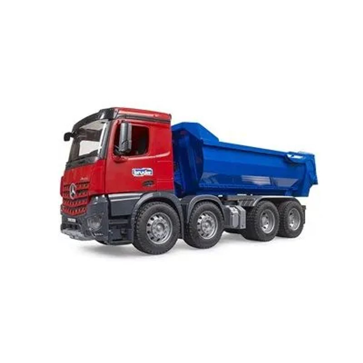 BRUDER - CAMION MERCEDES-BENZ AROCS 8x4 CON TOLVA 1.16