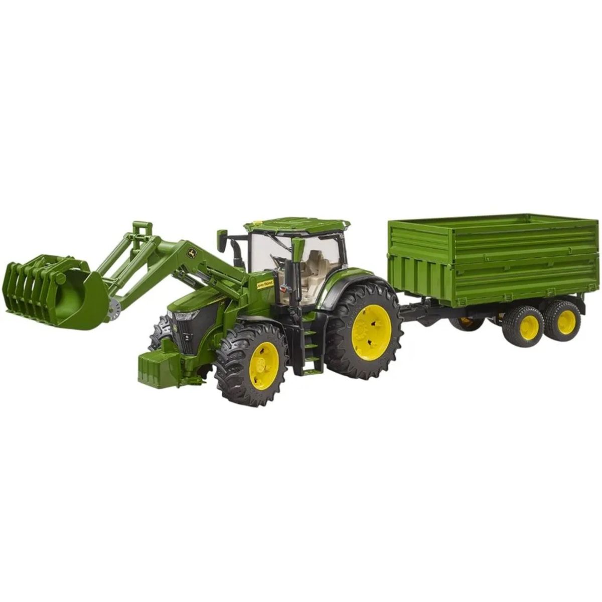 BRUDER - TRACTOR JOHN DEERE 7R 350 CON COLOSO 1.16