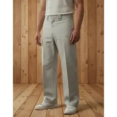 GENERICO - Pantalón Cuero Cabritilla Velcro T-L