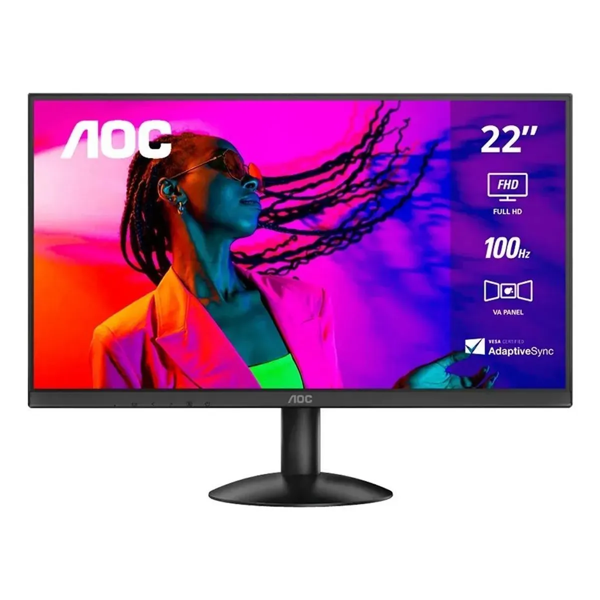 AOC - Monitor AOC 22 Pulgadas Full HD 100Hz VA 22B30HM2