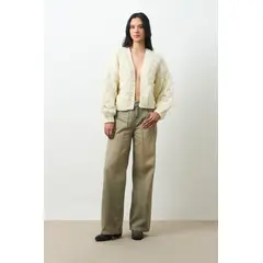 VELEZ - Vélez Cardigan Tejido Mujer Luzia Crema