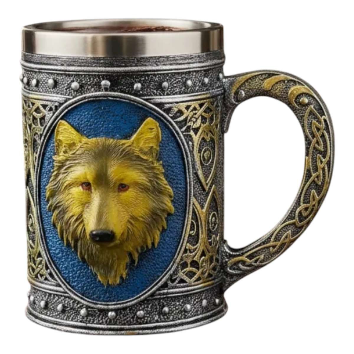 GENERICO - Taza Tazon Lobo Stark Game Of Thrones Mug 600ml G96