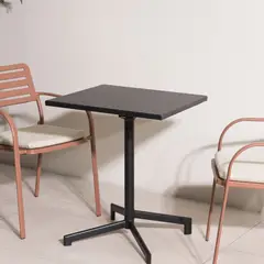 AMOBLE - Mesa Samia Cuadrada Negra