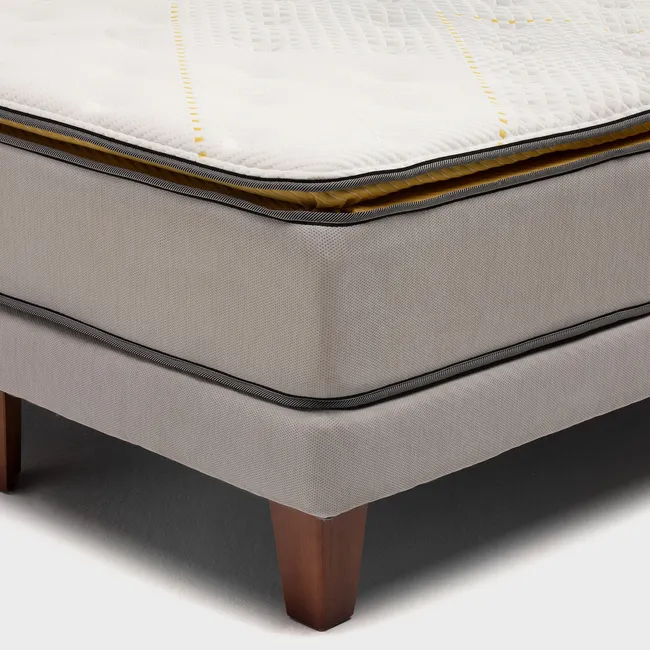 SIMMONS - Cama Europea 2 Plazas Sunset Simmons 150 x 200 Cm Base Dividida