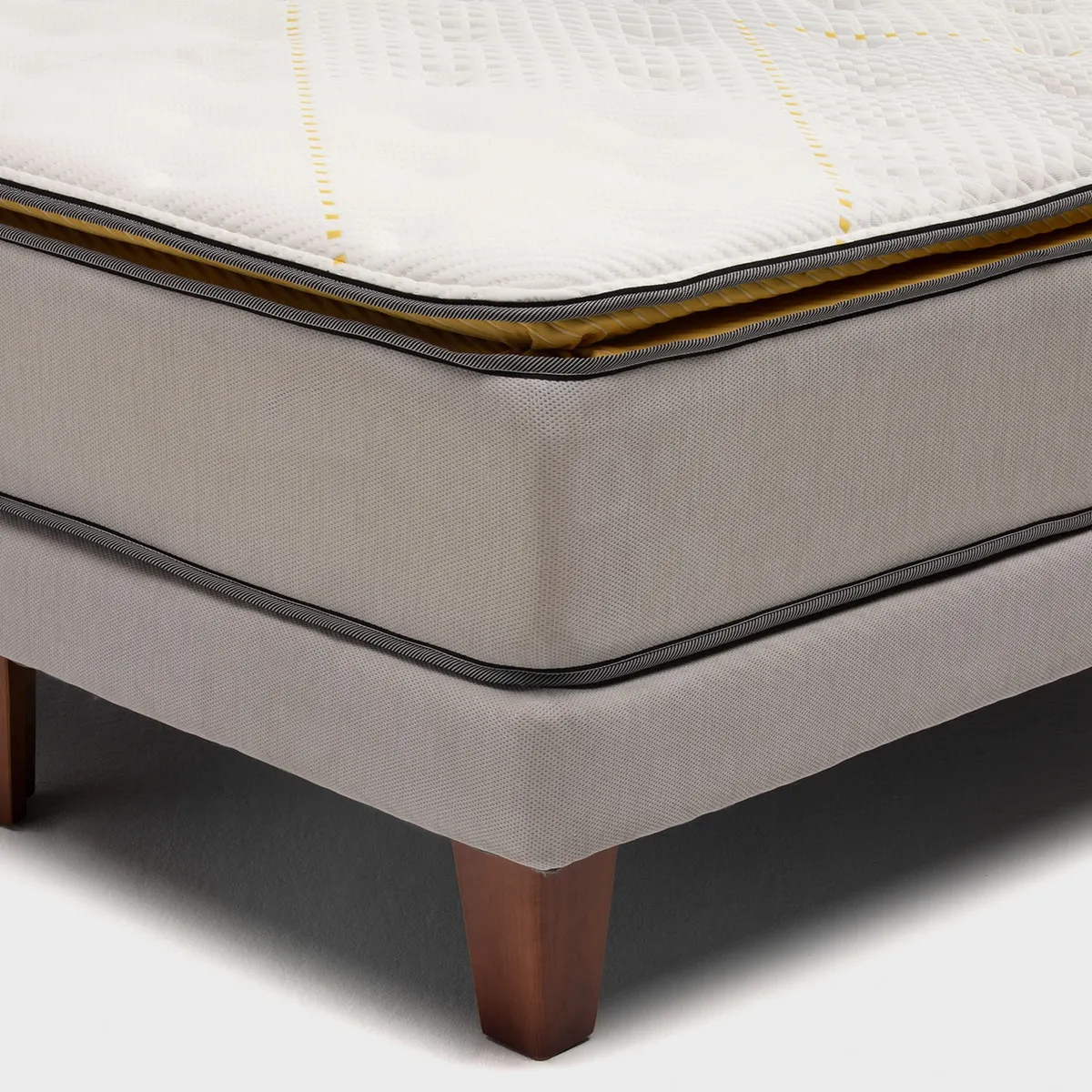 SIMMONS - Cama Europea King Sunset Simmons 180 x 200 Cm Base Dividida